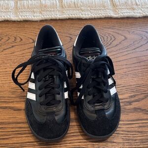 Adidas Kids Black and White Sneakers